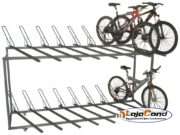 Bicicletario de 2 andares com 16 vagas-
