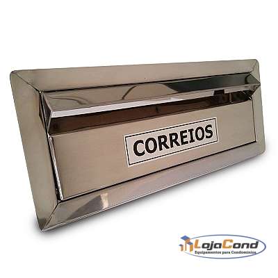 Caixa De Correio Inox Modelo L Para Muro em Promoção é no Bondfaro