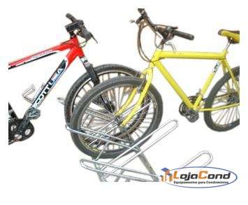 Bicicletário de chão 9 vagas